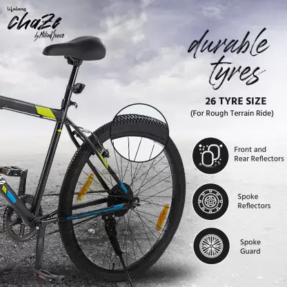 Lifelong Chaze by Milind Soman CZBC2601 26 T Road Cycle (Single Speed, Multicolor) Lifelong Chaze by Milind Soman CZBC2601 26 T Road Cycle (Single Speed, Multicolor)